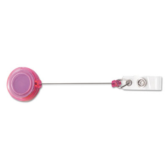 Deluxe Retractable Id Card Reel, 30" Extension, Assorted Colors, 20/Pack
