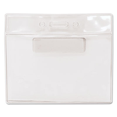 Magnetic-Style Name Badge Kits, Horizontal, Clear 4.5" x 3.25" Holder, 4.13" x 3" Insert, 20/Pack