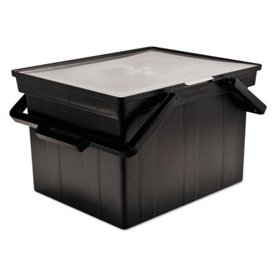 Companion Portable File, Letter/Legal Files, 17" X 14" X 11", Black