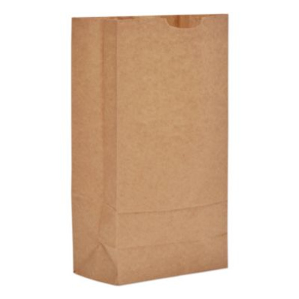 Grocery Paper Bags, 10# Size, 35# Basis Weight, 7" x 4.38" x 13.75", Kraft, 2,000/Bundle