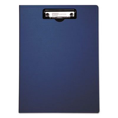 Portfolio Clipboard With Low-Profile Clip, Portrait Orientation, 0.5" Clip Capacity, Holds 8.5 x 11 Sheets, Blue
