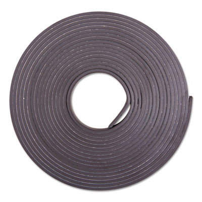 Adhesive-Backed Magnetic Tape, 0.5" x 10 Ft, Black