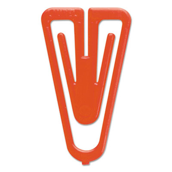 Plastiklips Paper Clips, Large, Smooth, Assorted Colors, 200/Box