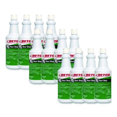 Rest Stop Non-Acid Bowl And Restroom Cleaner, Floral Fresh Scent, 32 Oz. Bottle, 12/Carton