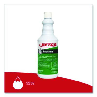 Rest Stop Non-Acid Bowl And Restroom Cleaner, Floral Fresh Scent, 32 Oz. Bottle, 12/Carton