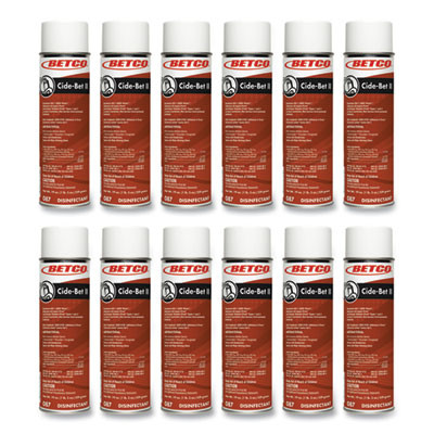 Cide-Bet Ii Aerosol Disinfectant Spray, Floral Scent, 19 Oz Aerosol Spray, 12/Carton
