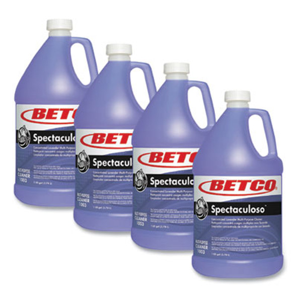 Spectaculoso Multipurpose Cleaner, Lavender Scent, 1 Gal Bottle, 4/Carton