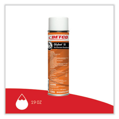 Glybet Iii Disinfectant, Citrus Bouquet Scent, 15.5 Oz Aerosol Spray, 12/Carton