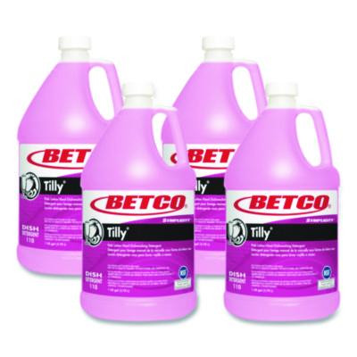 Symplicity Tilly Hand Dishwashing Detergent, Fresh Bouquet Scent, 1 Gal Bottle, 4/Carton