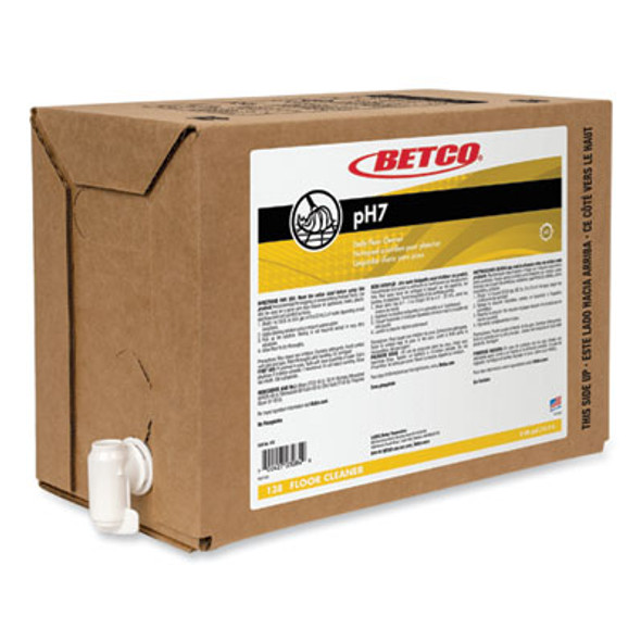 Ph7 Floor Cleaner, Lemon Scent, 5 Gal Bag-In-Box