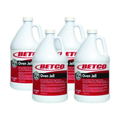 Oven Jell Cleaner, Lemon Scent, 1 Gal Bottle, 4/Carton