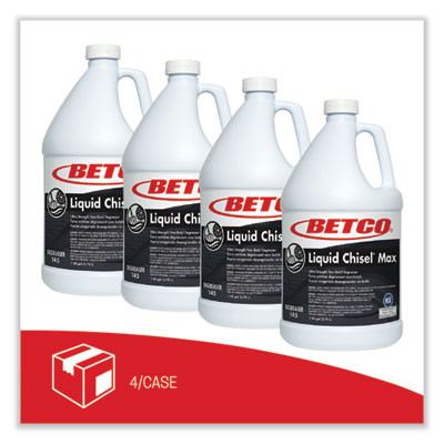 Liquid Chisel Max Non-Butyl Degreaser, 1 Gal Bottle, 4/Carton