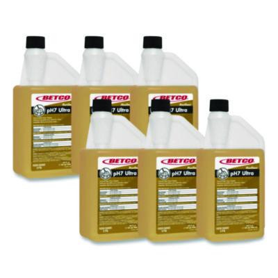 Ph7 Ultra Floor Cleaner, Lemon Scent, 32 Oz Bottle, 6/Carton