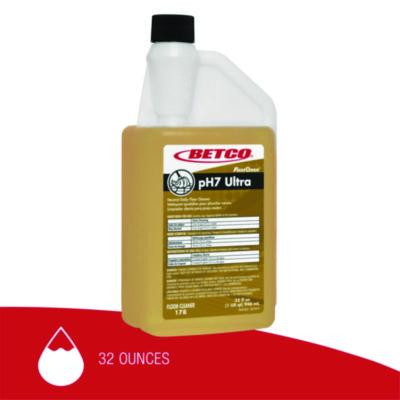 Ph7 Ultra Floor Cleaner, Lemon Scent, 32 Oz Bottle, 6/Carton