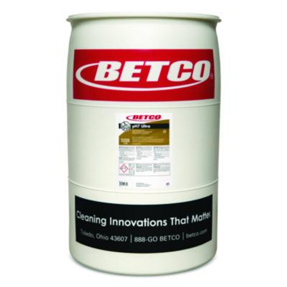 Ph7 Ultra Floor Cleaner, Lemon Scent, 55 Gal Drum