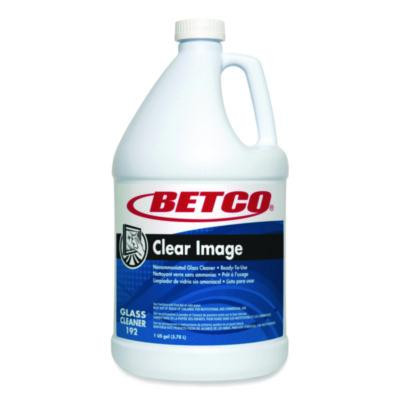 Clear Image Glass And Surface Cleaner, Rain Fresh Scent, 1 Gal Bottle, 4/Carton
