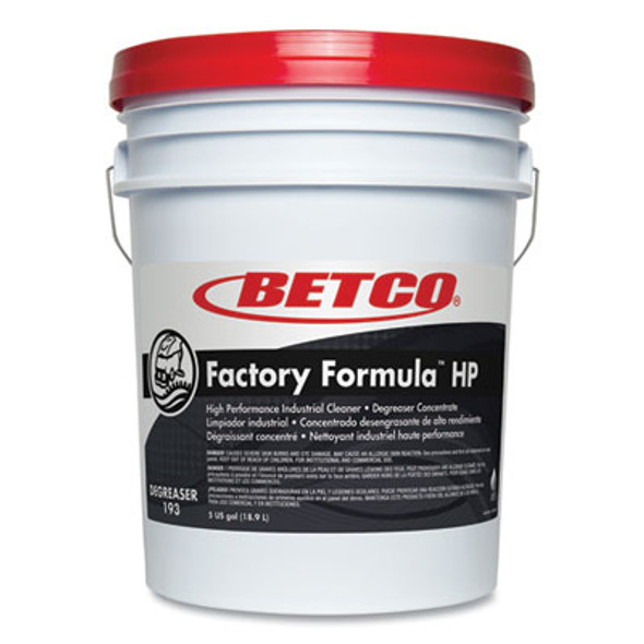 Factory Formula Hp Cleaner Degreaser, 5 Gal Bucket