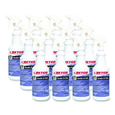 Bestscent Smoke And Odor Eliminator, Various Floral/Fruit Scents, 32 Oz Spray Bottle, 12/Carton