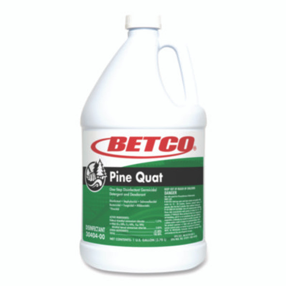 Pine Quat Disinfectant, Pine Scent, 128 Oz Bottle, 4/Carton