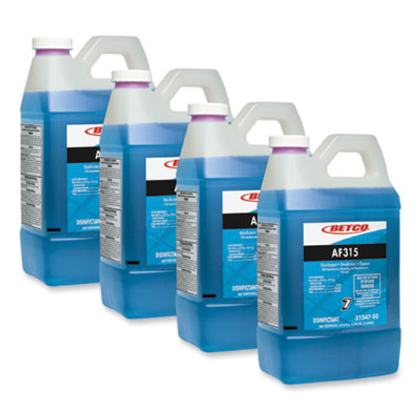 Af315 Fastdraw Disinfectant Cleaner, Citrus Floral Scent, 2 L Bottle, 4/Carton