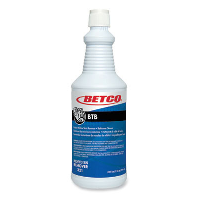 Btb Mildew Stain Remover, Apple Scent, 32 Oz Spray Bottle, 12/Carton