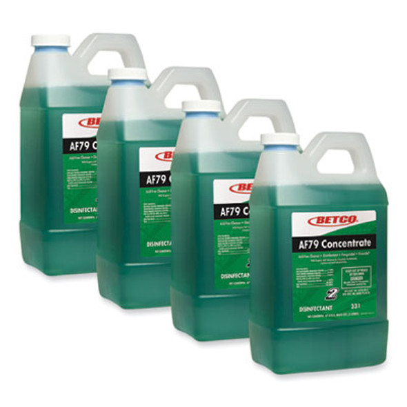 Af79 Acid-Free Fastdraw Bathroom Cleaner Concentrate, Ocean Breeze Scent, 2 L Bottle, 4/Carton