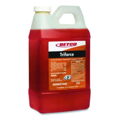 Triforce Fastdraw Disinfectant, Fresh Scent, 2 L Bottle, 4/Carton