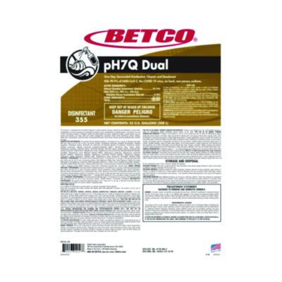 Ph7Q Dual Neutral Disinfectant Cleaner, Lemon Scent, 55 Gal Drum