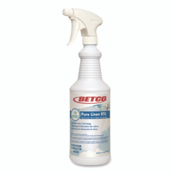 Pure Linen Rtu Odor Eliminator, Pure Linen, 32 Oz Spray Bottle, 6/Carton