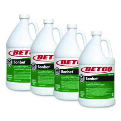 Fiberpro Bonbet Carpet Shampoo, Pleasant Scent, 1 Gal Bottle, 4/Carton