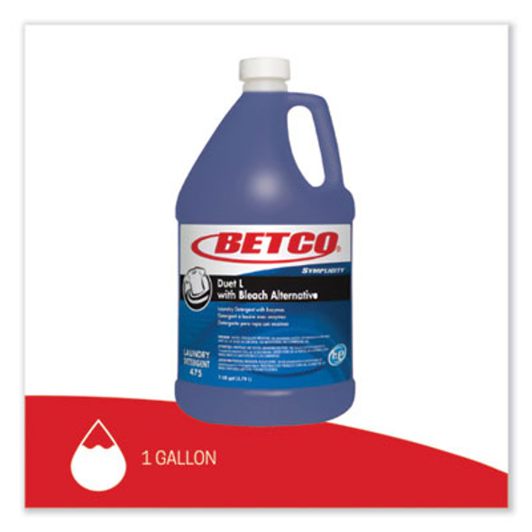 Symplicity Duet L Laundry Detergent, 1 Gal, Fresh Scent, 4/Carton