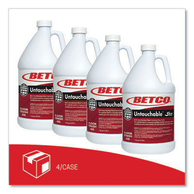 Untouchable Floor Finish With Srt, 1 Gal Bottle, 4/Carton