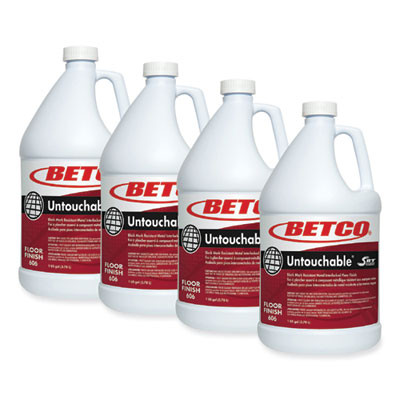 Untouchable Floor Finish With Srt, 1 Gal Bottle, 4/Carton