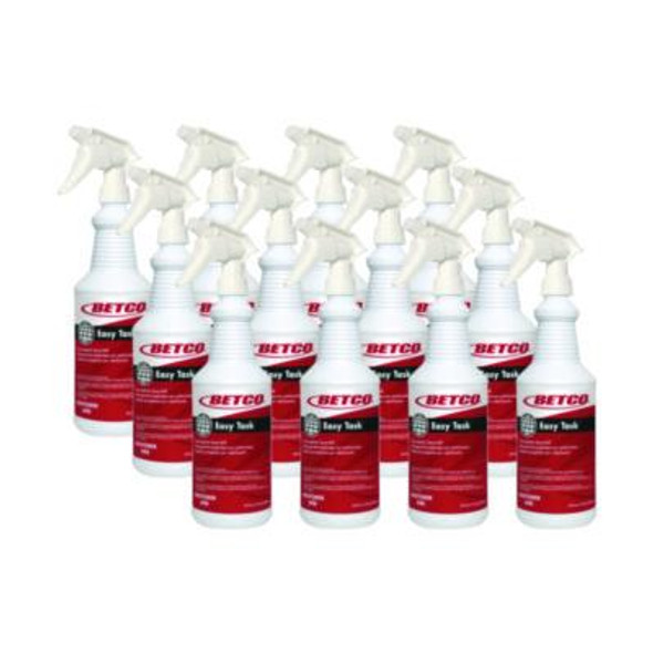 Easy Task Floor Finish, Clean Bouquet, 32 Oz Bottle, 12/Carton