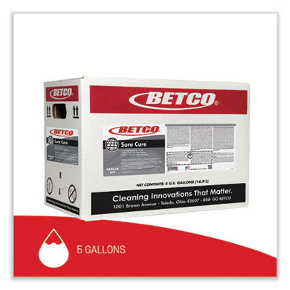 Sure Cure Urethane Fortified Sealer/Finish, 5 Gal Bag-In-Box