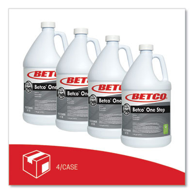 One Step Floor Restorer, 1 Gal Bottle, 4/Carton