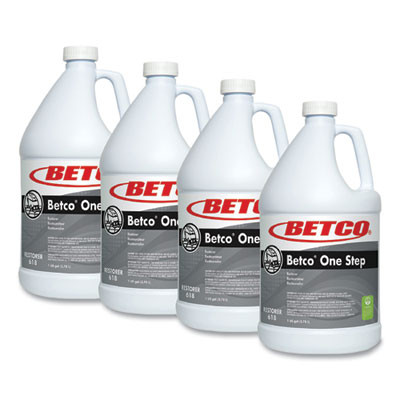 One Step Floor Restorer, 1 Gal Bottle, 4/Carton