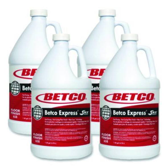 Express Floor Finish With Srt, 1 Gal Bottle, 4/Carton