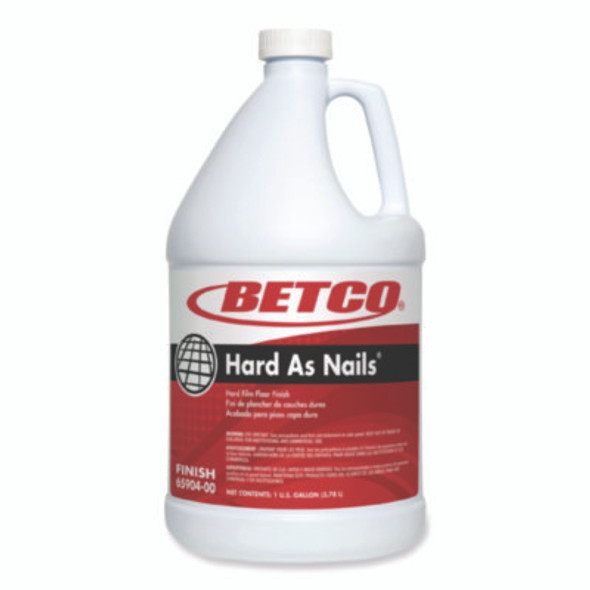 Hard As Nails Floor Finish, 1 Gal Bottle, 4/Carton