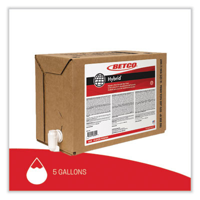 Hybrid Floor Finish, 5 Gal Bag-In-Box