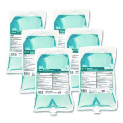 Clario Alcohol Free Foaming Hand Sanitizer, 1,000 Ml Bag, Fresh Scent, 6/Carton