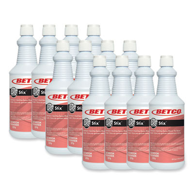 Stix Toilet Bowl Cleaner, Cherry Almond Scent, 32 Oz Bottle, 12/Carton