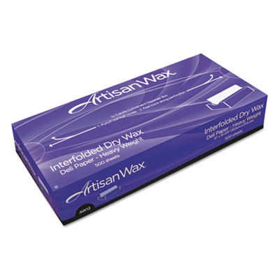 Wf12 Interfolded Dry Wax Deli Paper, 12 X 10.75, White, 500/Box, 12 Boxes/Carton