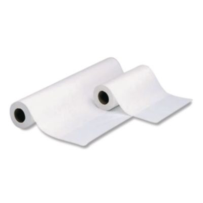 Choice Headrest Paper Roll, Smooth-Finish, 8.5" X 225 Ft, White, 12/Carton