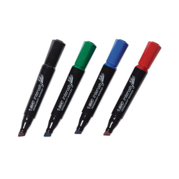 Intensity Chisel Tip Permanent Marker Value Pack, Broad Chisel Tip, Assorted Colors, 36/Pack