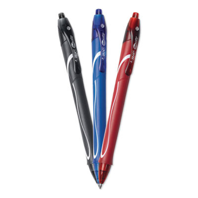 Gel-Ocity Quick Dry Gel Pen, Retractable, Fine 0.7Mm, Assorted Ink And Barrel Colors, Dozen