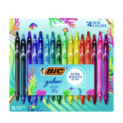 Gel-Ocity Quick Dry Gel Pen, Retractable, Medium 0.7 Mm, Assorted Ink And Barrel Colors, 16/Pack