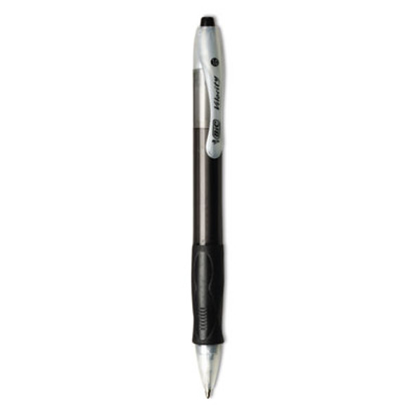 Velocity Easy Glide Ballpoint Pen Value Pack, Retractable, Medium 1 Mm, Black Ink, Black Barrel, 36/Pack