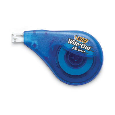 Wite-Out Brand Ez Correct Correction Tape Value Pack, Non-Refillable, 0.17" x 39.33 Ft, Randomly Assorted Colors, 18/Pack