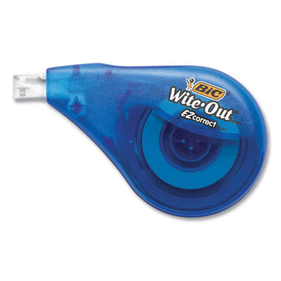Wite-Out Brand Ez Correct Correction Tape, Non-Refillable, 0.17" x 39.33 Ft, Randomly Assorted Dispenser Colors, 2/Pack
